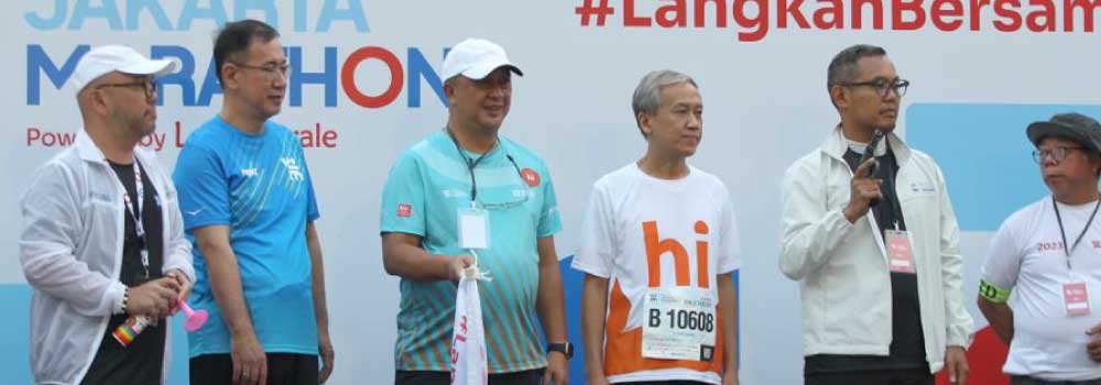 Atas Kualitasnya yang Berstandar Internasional, Le Minerale Dipercaya Sebagai Hydration Partner Jakarta Marathon 2023
