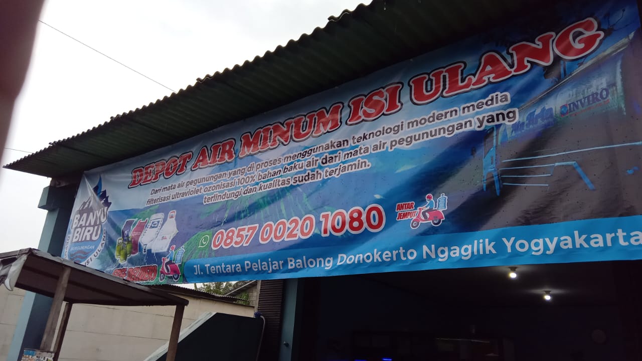 Agen galon Le Minerale Banyu Biru