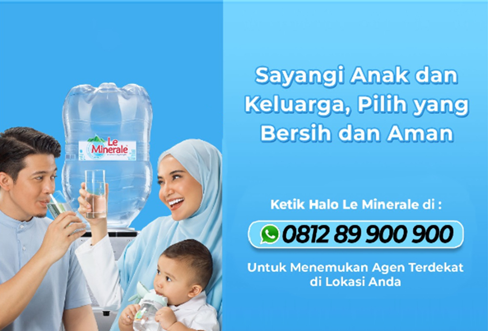 Le Minerale Delivery, Solusi Praktis Ibu Anti Kehabisan Galon Saat Lebaran
