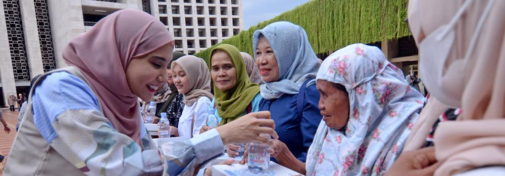 Le Minerale Dukung Masjid Istiqlal: Dari UMKM hingga Jamaah Berbuka Puasa