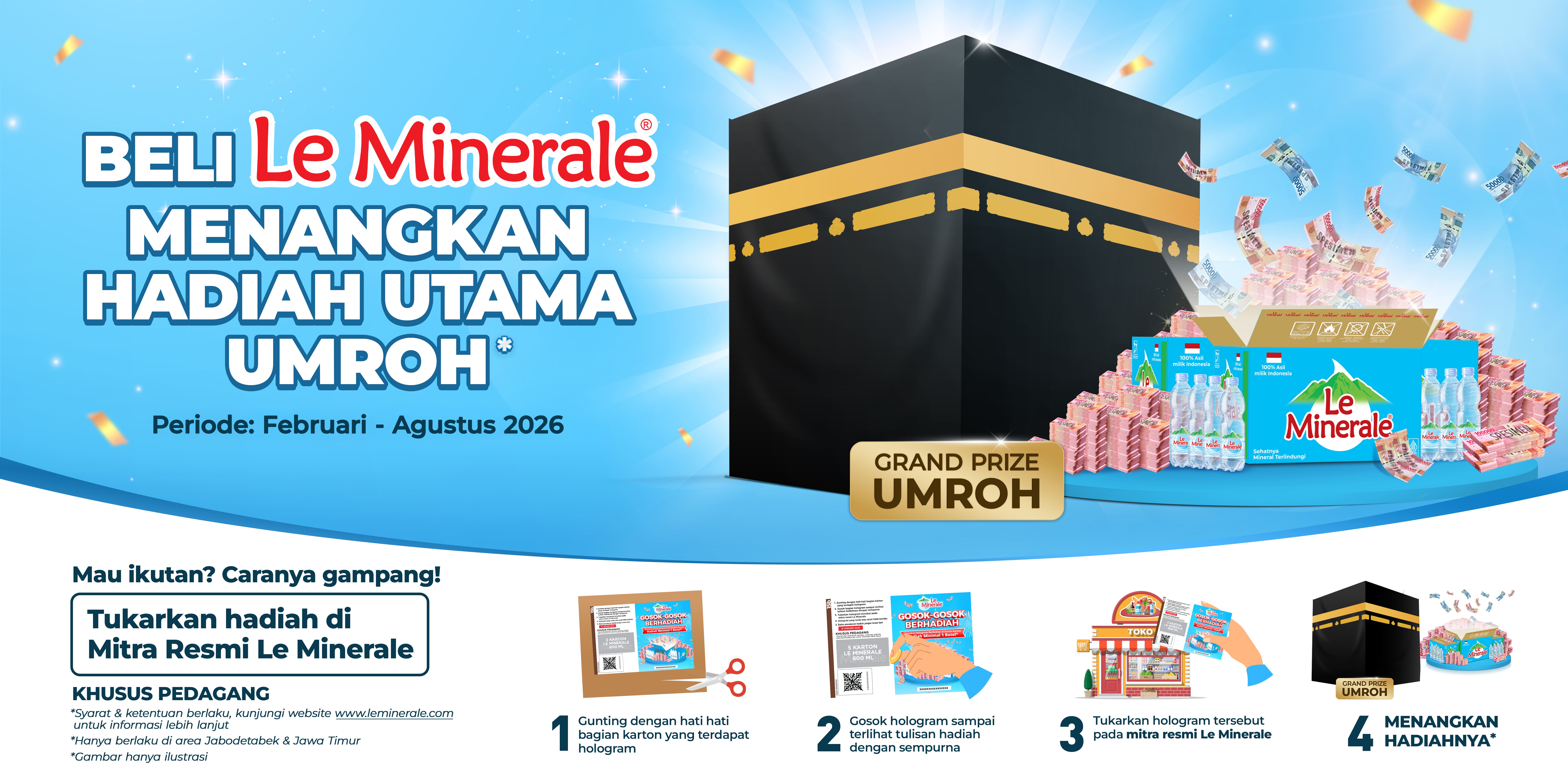 Program le minerale Gosok-gosok berhadiah