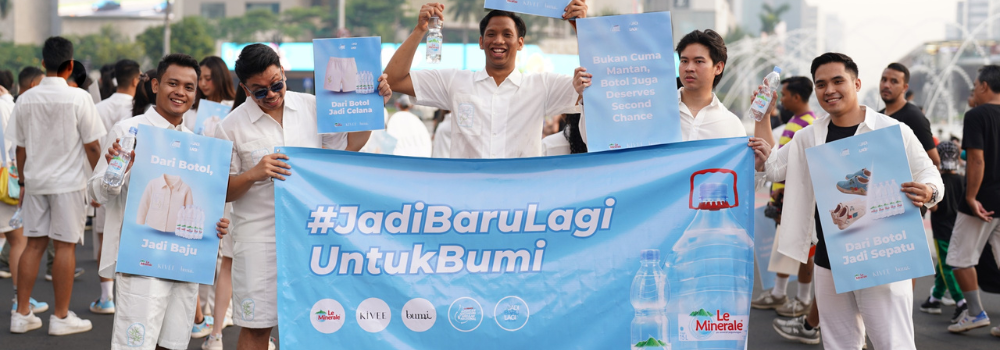 Gandeng Brand Fashion Lokal, Le Minerale Tunjukan Botol Bekas Bisa Dikelola Jadi Keren