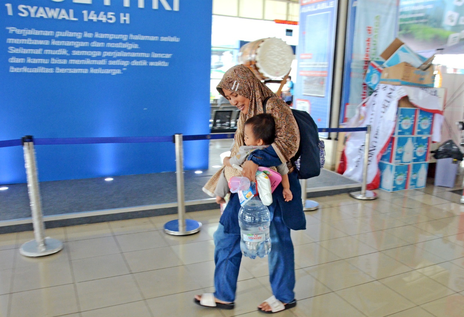 Peduli Terhadap Kesehatan Ibu dan Anak Saat Mudik, IBI: Ibu Hamil Perlu Air Mineral Berkualitas dan Bebas BPA