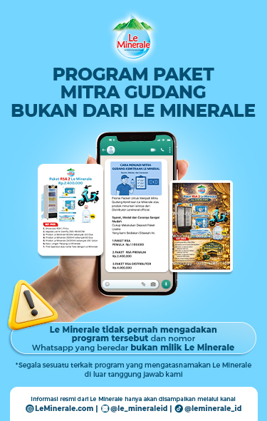 PROGRAM PAKET MITRA GUDANG BUKAN DARI LE MINERALE