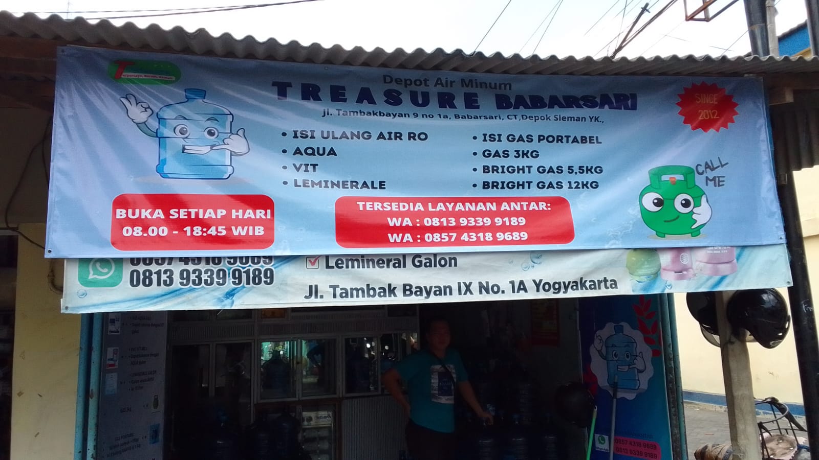 Agen Galon Le Minerale Treasure Babarsari