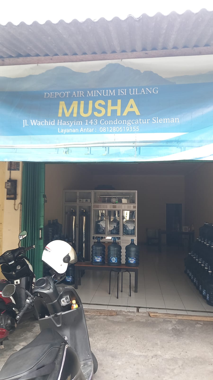 Agen Galon Le Minerale Depot Musha