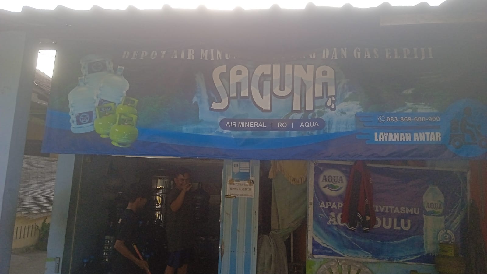 Agen Galon Le Minerale Depot Saguna